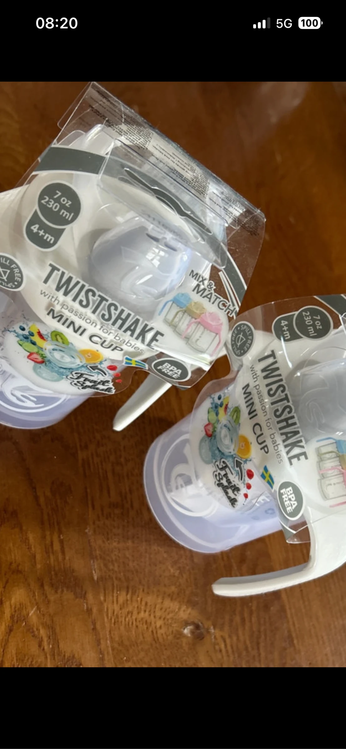 2 tazas con boquilla Mini Cup con asas Twistshake👶 – photo 5